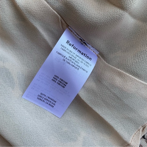 Reformation Taiga Bustier A Line Sleeveless Mini Dress Leo Leopard Cheetah Print - Picture 11 of 13